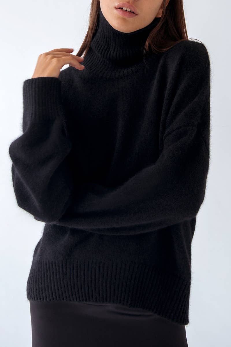 CWOSWL6630_THICK TURTLENECK SWEATER WITH LONG SLEEVES