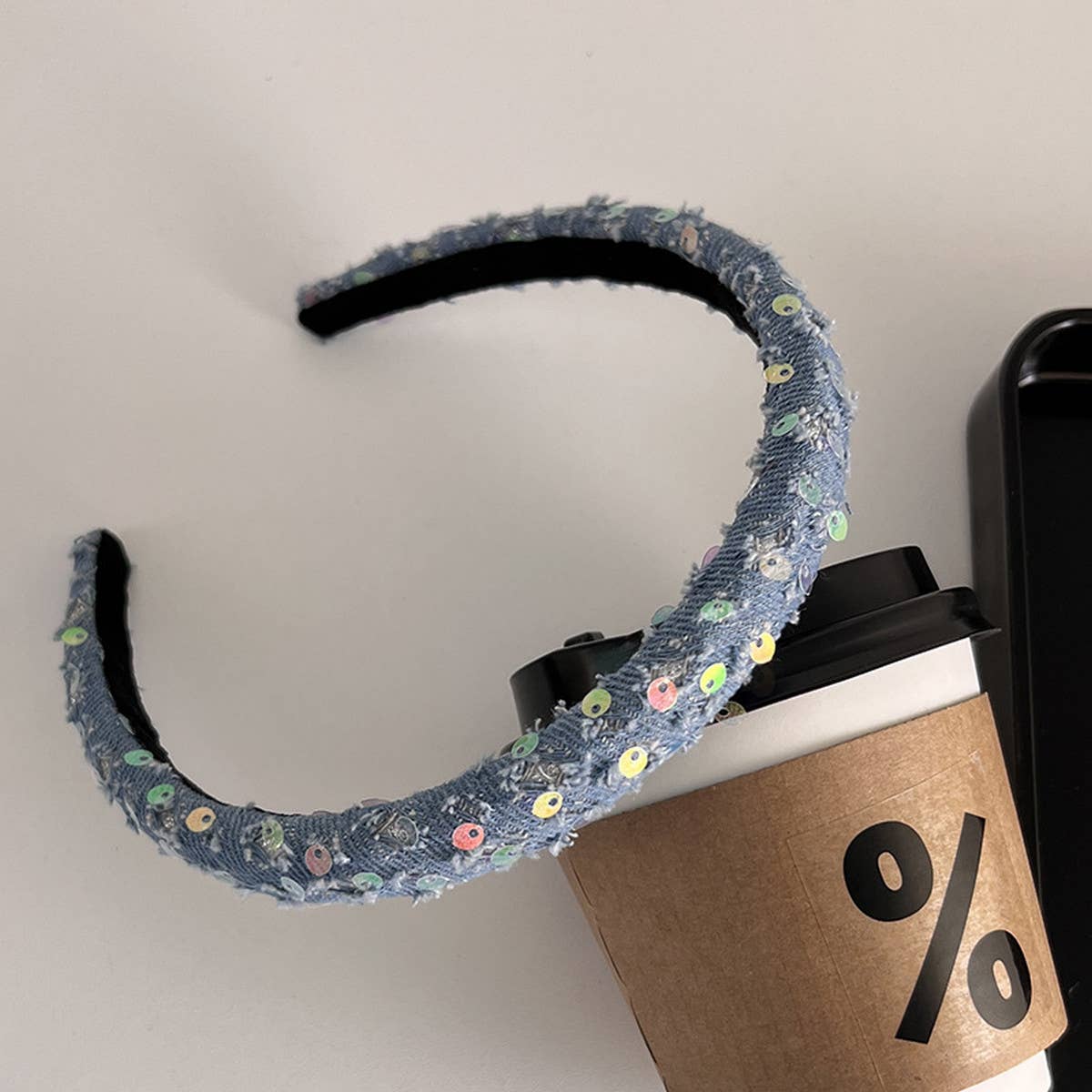 CLASSIC SEQUINED SPONGE HEADBAND