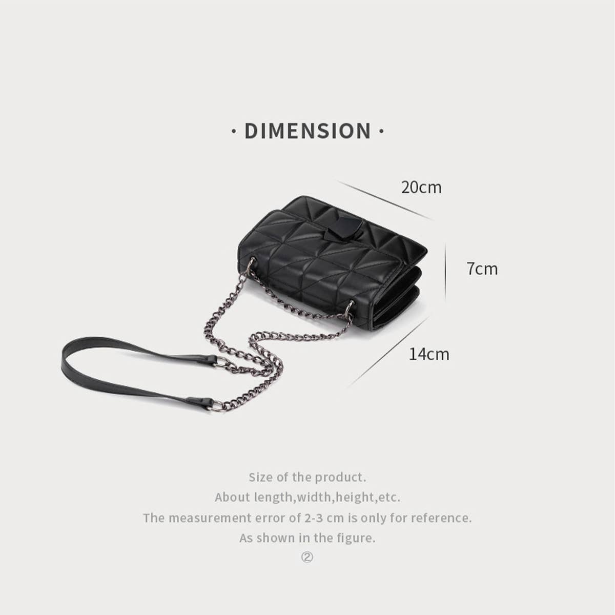 MINI CHAIN BAG ONE SHOULDER CROSSBODY BAG_CUAB0165