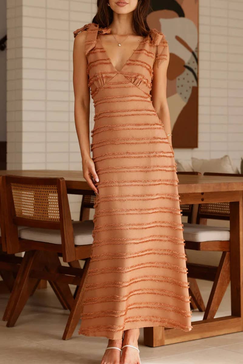 CWDHL0934_SUMMER NEW SEXY DEEP V STRAPPY BACKLESS DRESS