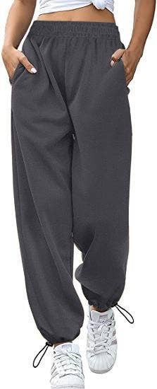 DRAWSTRING WIDE-LEG PANTS WITH ANKLE CORSETS