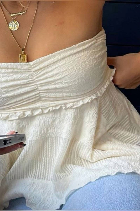 CWTTT0084_HOLLOW OUT STRAPLESS SEXY CROP TUBE TOP