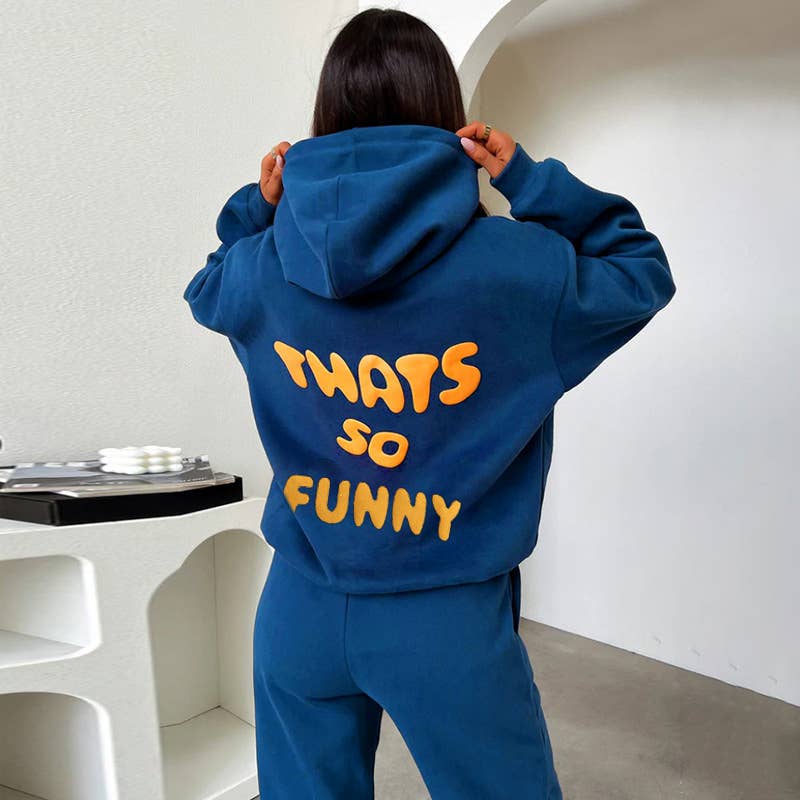 CASUAL PRINT HOODIE WITH FLEECE PULLOVER HOODIE