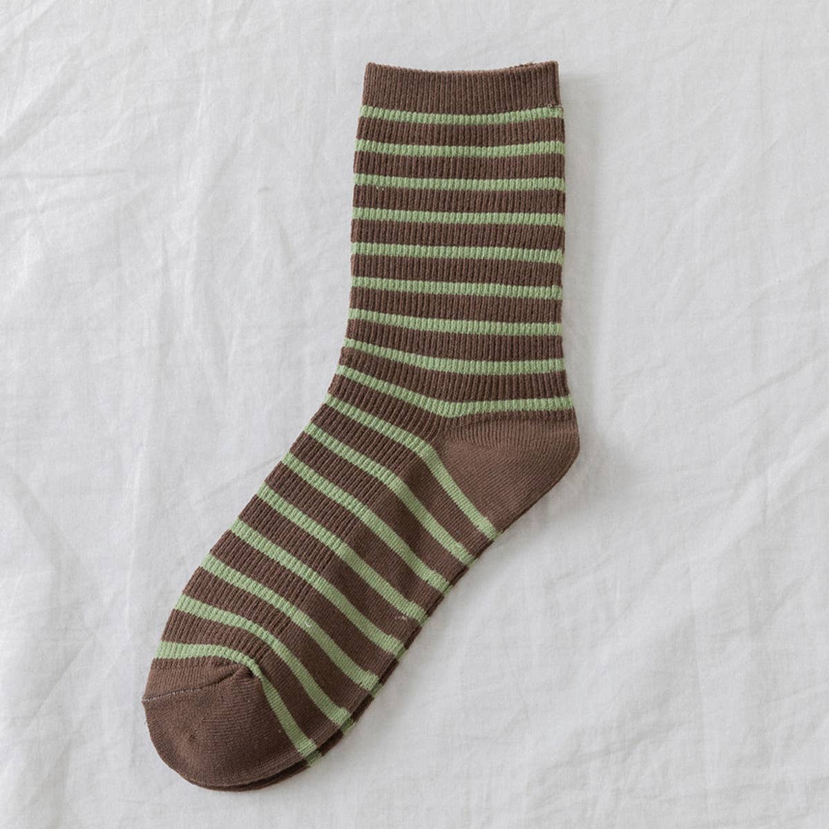 WOMEN NEW STRIPED CUTE BREATHABLE PILE SOCKS