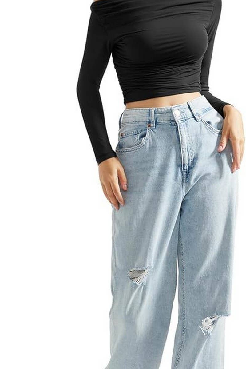 CWTBLL01150_OFF-THE-SHOULDER MILK SILK SLIM-FIT BASE TOP