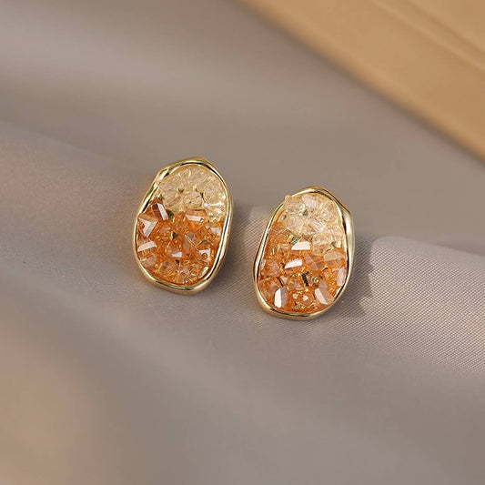 HONG KONG STYLE HIGH-END GEOMETRIC EARRINGS