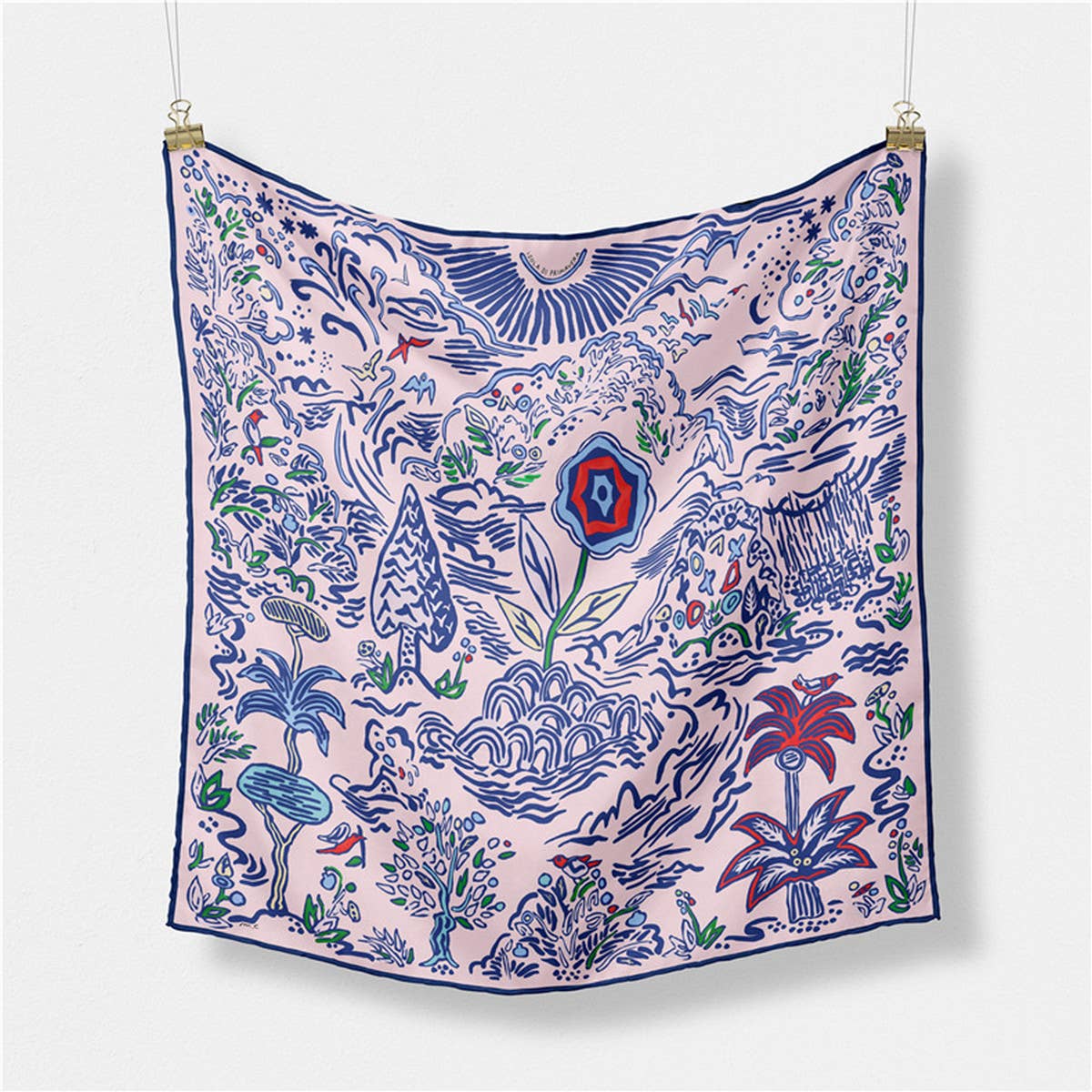 Sweet Satin 53cm Square Scarf for Women