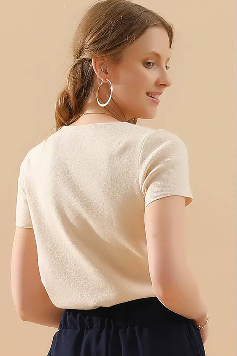 CWTTS1311_SPRING AND SUMMER FASHION SEXY SLIM SWEATER