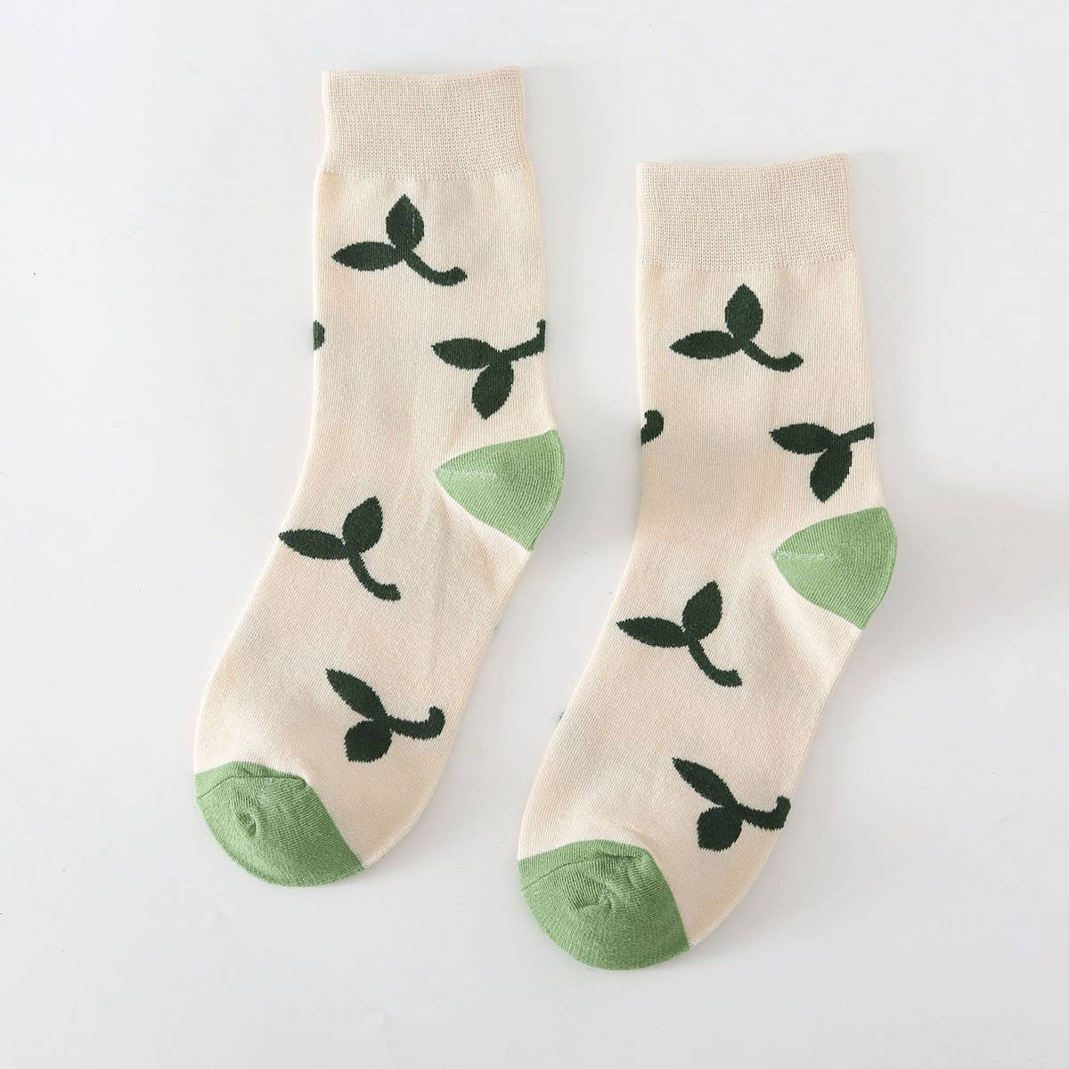 CWMS2516_WINTER ROLLED-EDGE STRIPED SOCKS