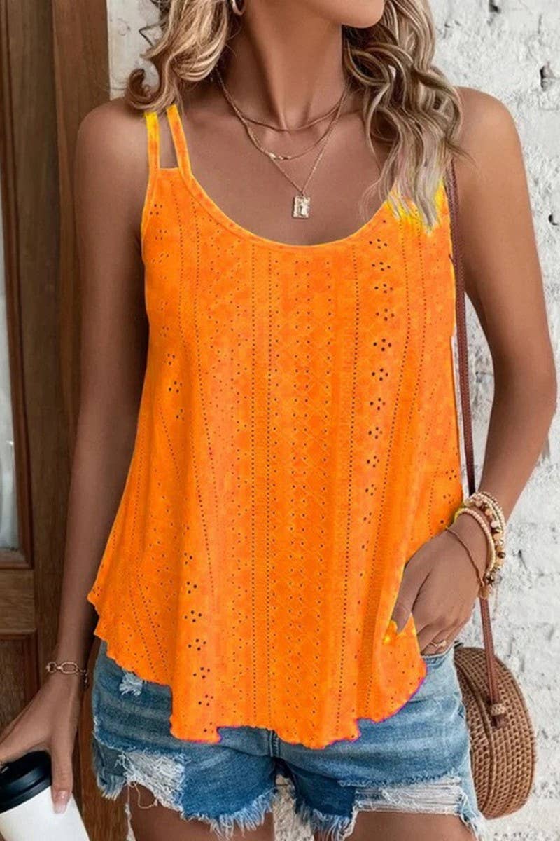 CWTTSL0413_DOUBLE SHOULDER ROUND NECK JACQUARD VEST