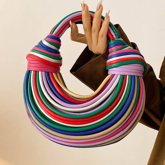 STYLISH BRAIDED DOUBLE KNOT BAG_CWAB1910