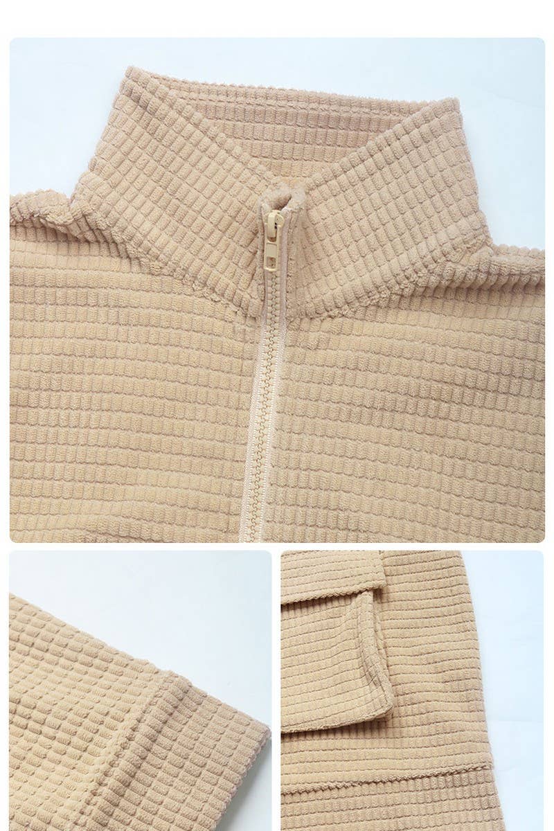 CWOCO0223_CASUAL TEXTURED SOLID COLOR JACKET