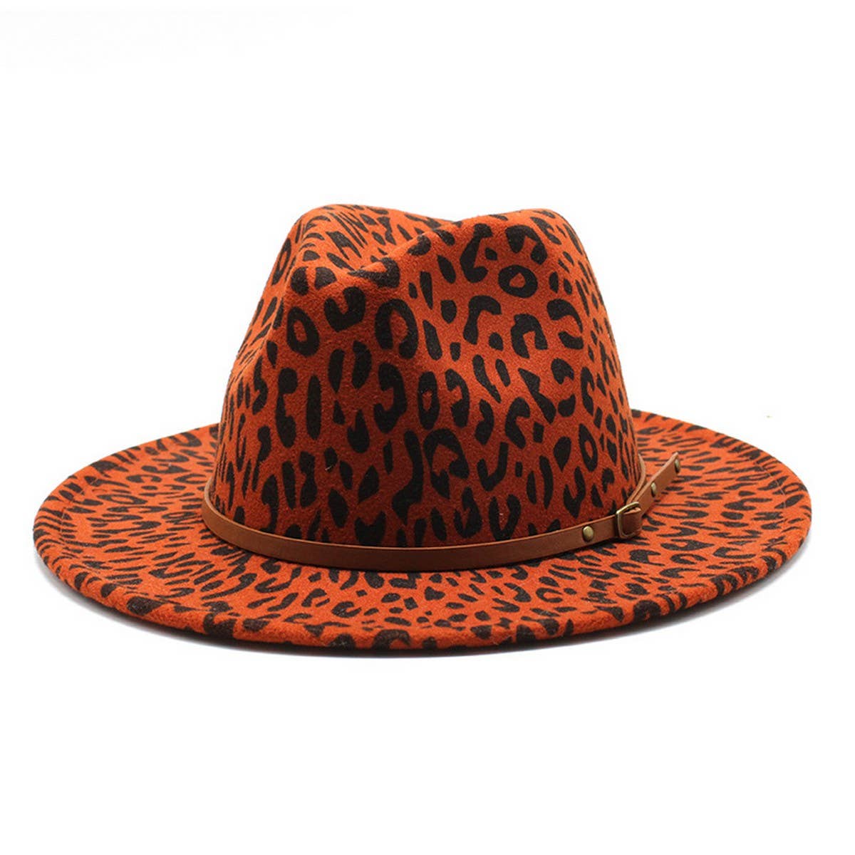 JAZZ HAT FASHION ALL-MATCH WOOLEN HAT WIDE BRIM HAT_CWAH2607