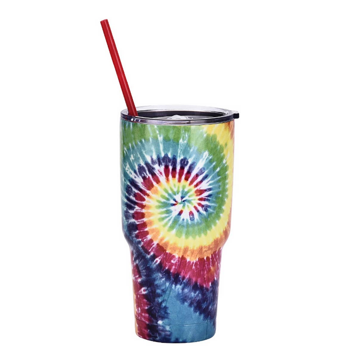 NEW TIE-DYE LARGE-CAPACITY THERMAL WATER CUP_CWMM0989