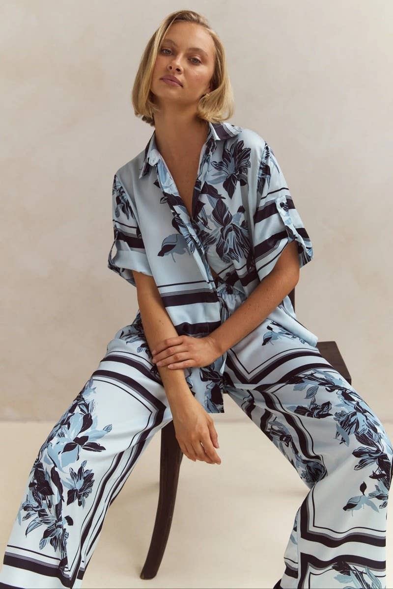 CWSS1205_SUMMER HOME WEAR FASHION CASUAL SUIT