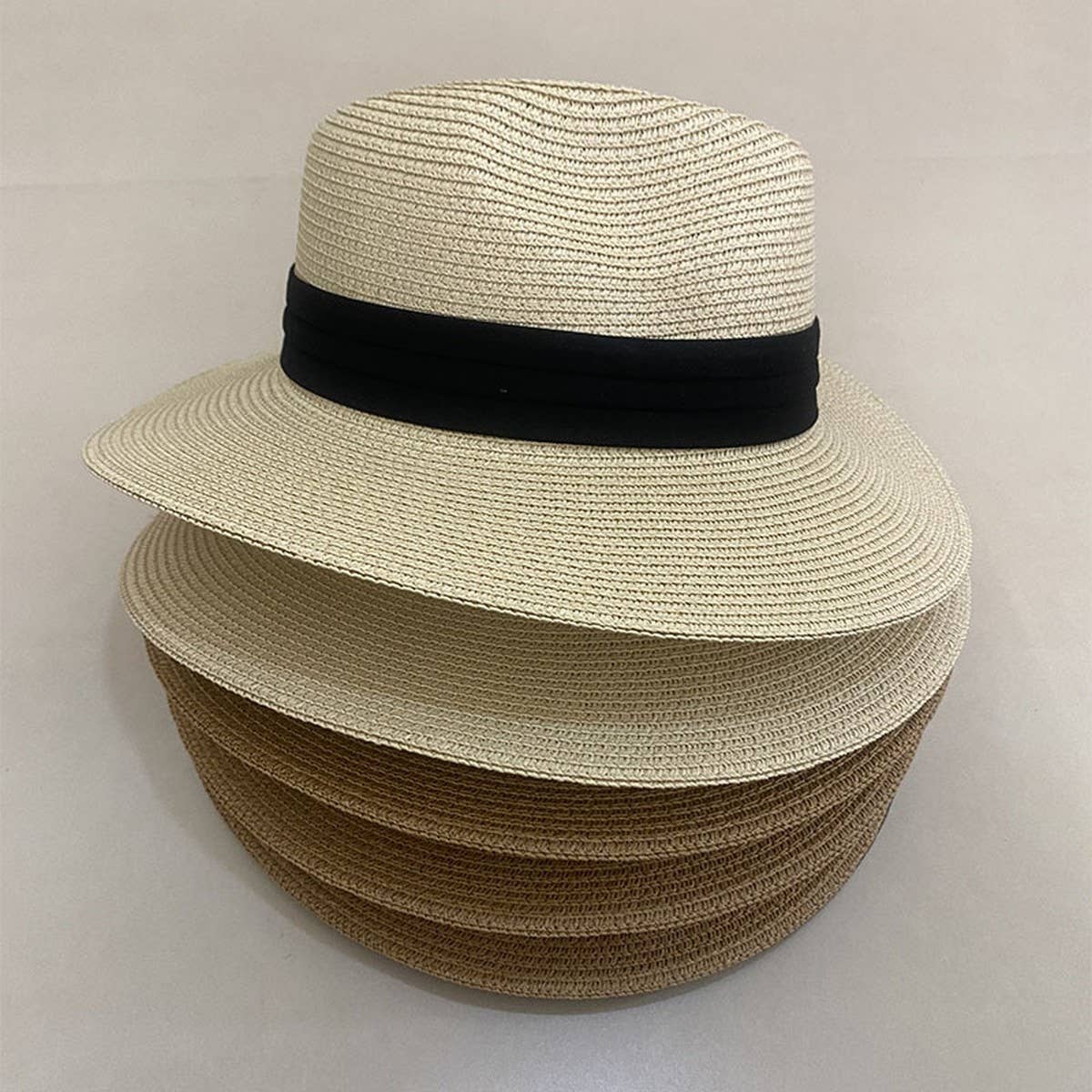 All-match simple beach vacation straw hat_CWAH3448