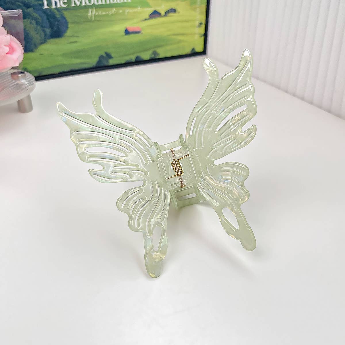 Iridescent Mermaid imitation acetic acid clip