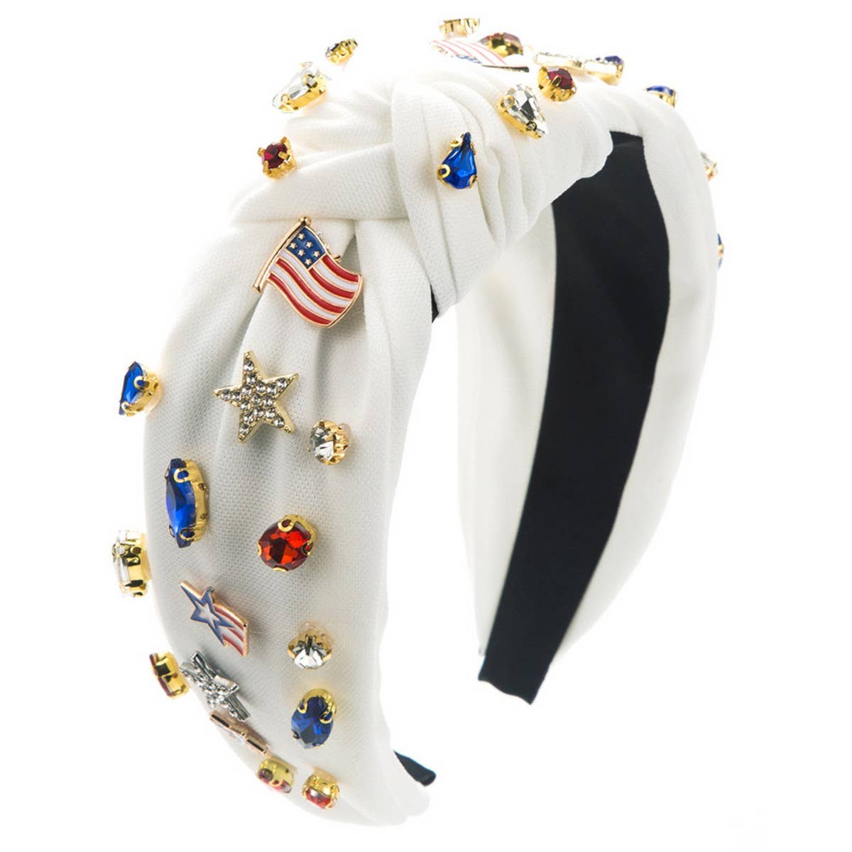 AMERICAN FLAG CREATIVE DIAMOND HEADBAND_CWAHA1252
