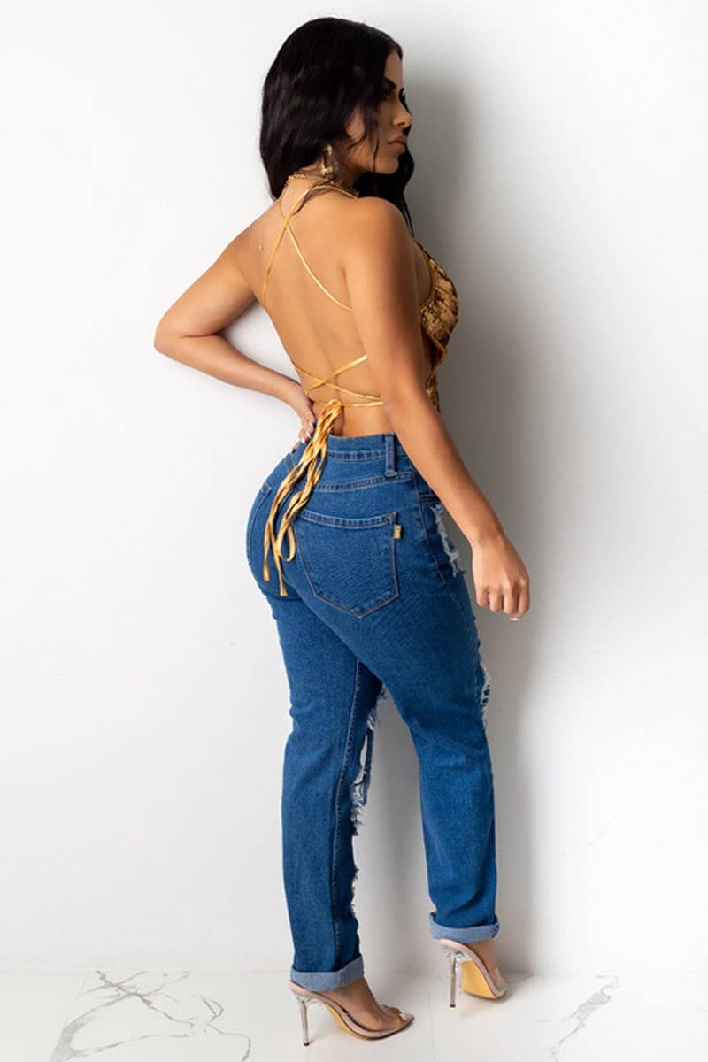 CWTTK00273_COLORFUL SEQUIN TIE-UP BUTTERFLY CAMI TOP