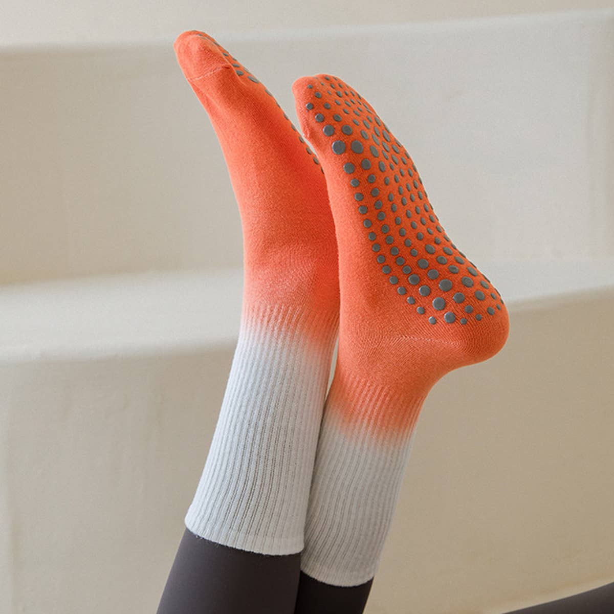 WOMEN NON-SLIP TIE-DYED YOGA SOCKS