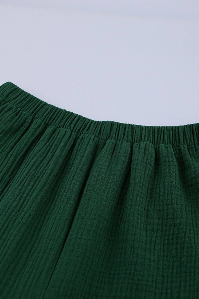 CWSPJ0081_LONG SLEEVE CARDIGAN WITH BELT PANTS PAJAMAS SET