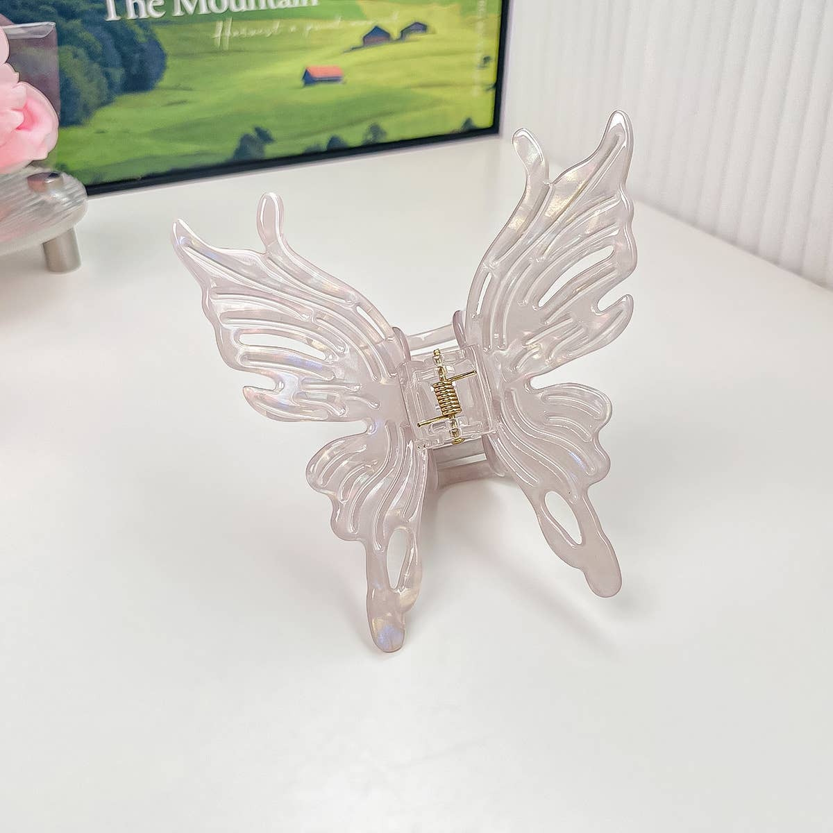 Iridescent Mermaid imitation acetic acid clip