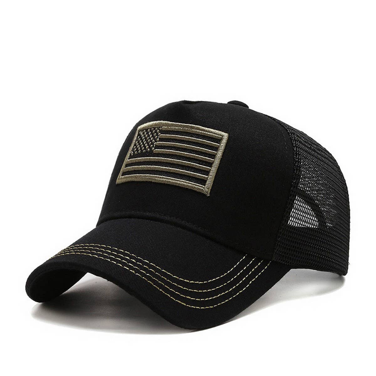 SUMMER MESH HAT EMBROIDERED BASEBALL CAP_CWAH0947