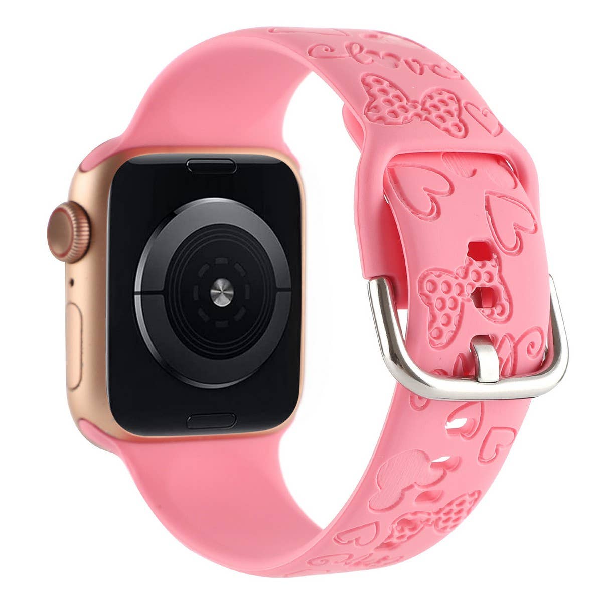 IWATCH8-1 ENGRAVED SILICONE APPLE WATCH9 STRAP
