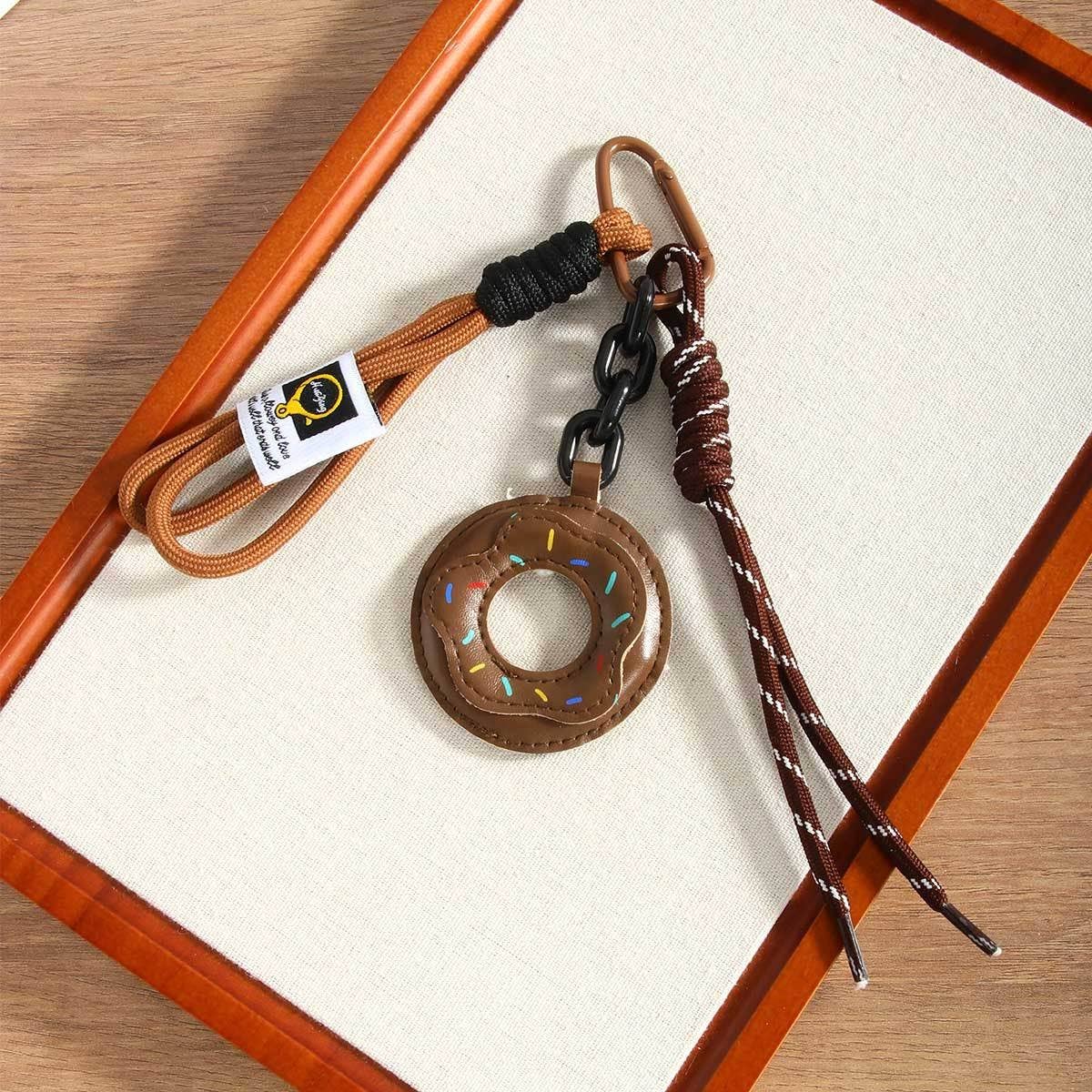 Leather Donut Charm ??Maillard Bag Accessory_CWMM7554