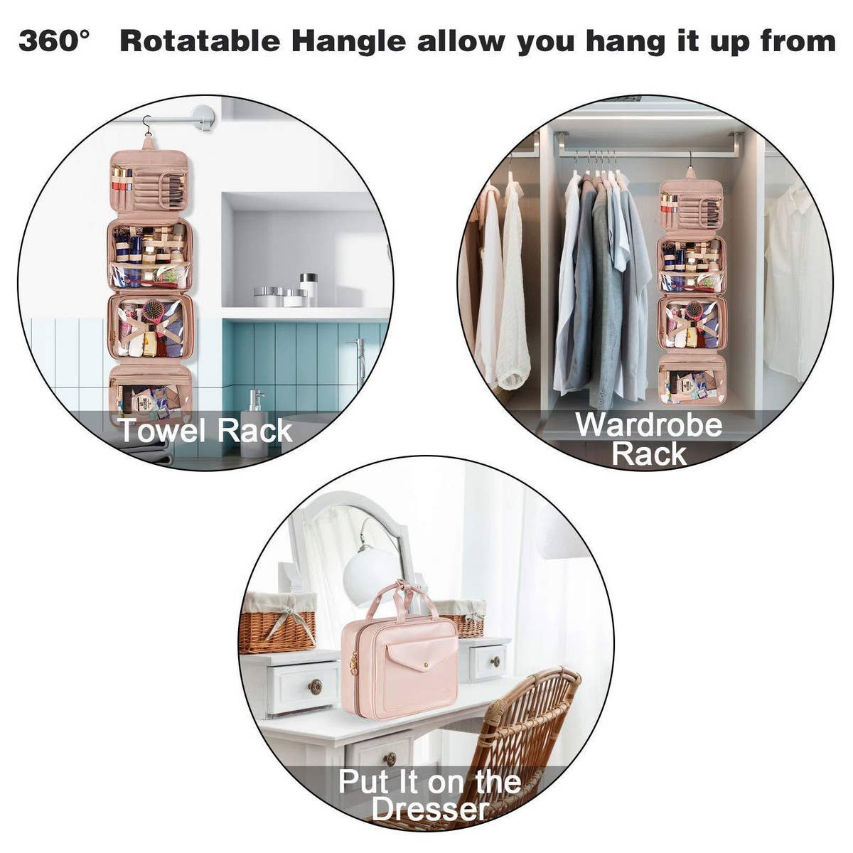 TRAVEL WATERPROOF TOILETRY BAG STORAGE BAG_CWAB2347