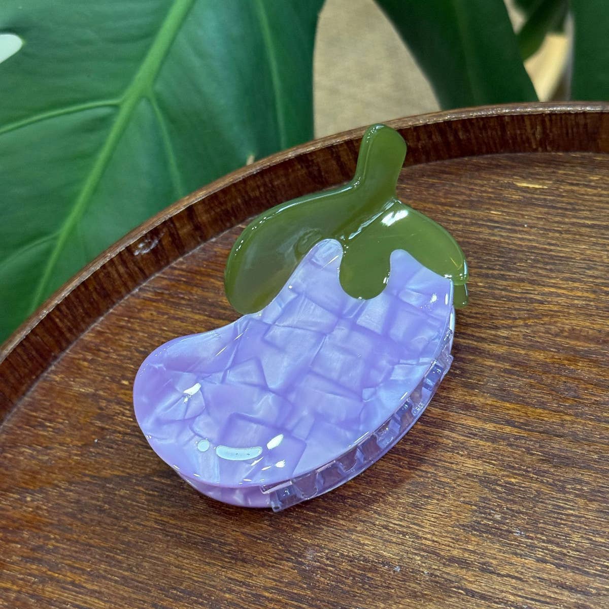 CWAHA4514_SIMPLE CONTRAST COLOR FRUIT CLIP HAIR CLIP