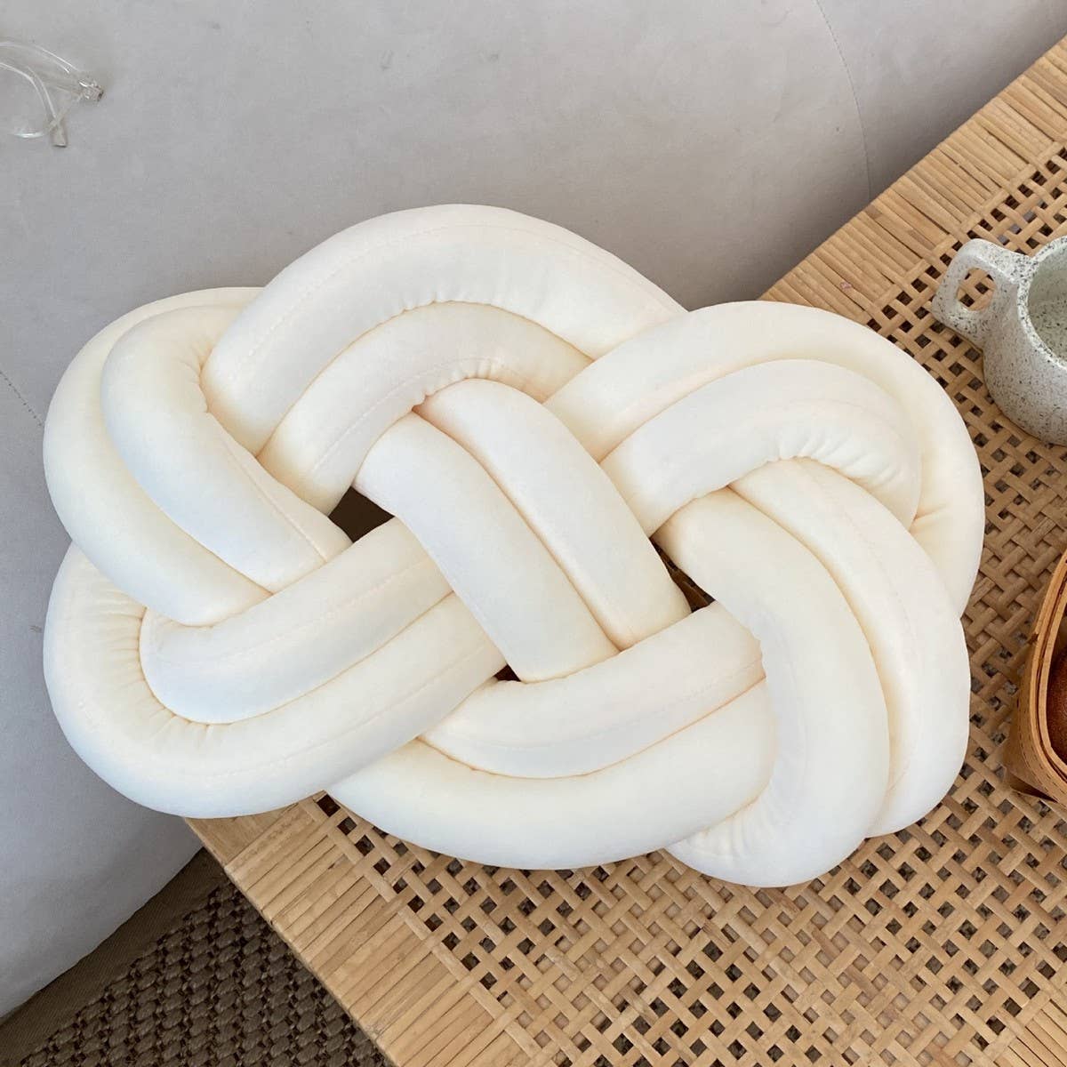FRIED DOUGH TWISTS PLUSH PILLOW CUSHION