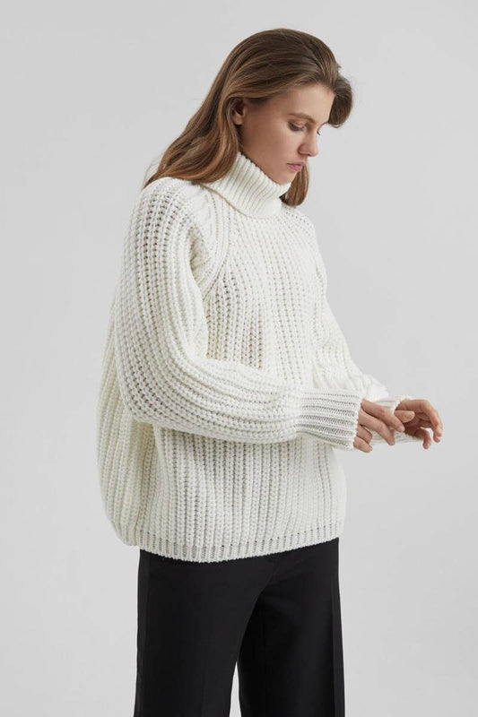 CWOSWL6644_SOLID COLOR TURTLENECK SWEATER WITH LONG SLEEVES