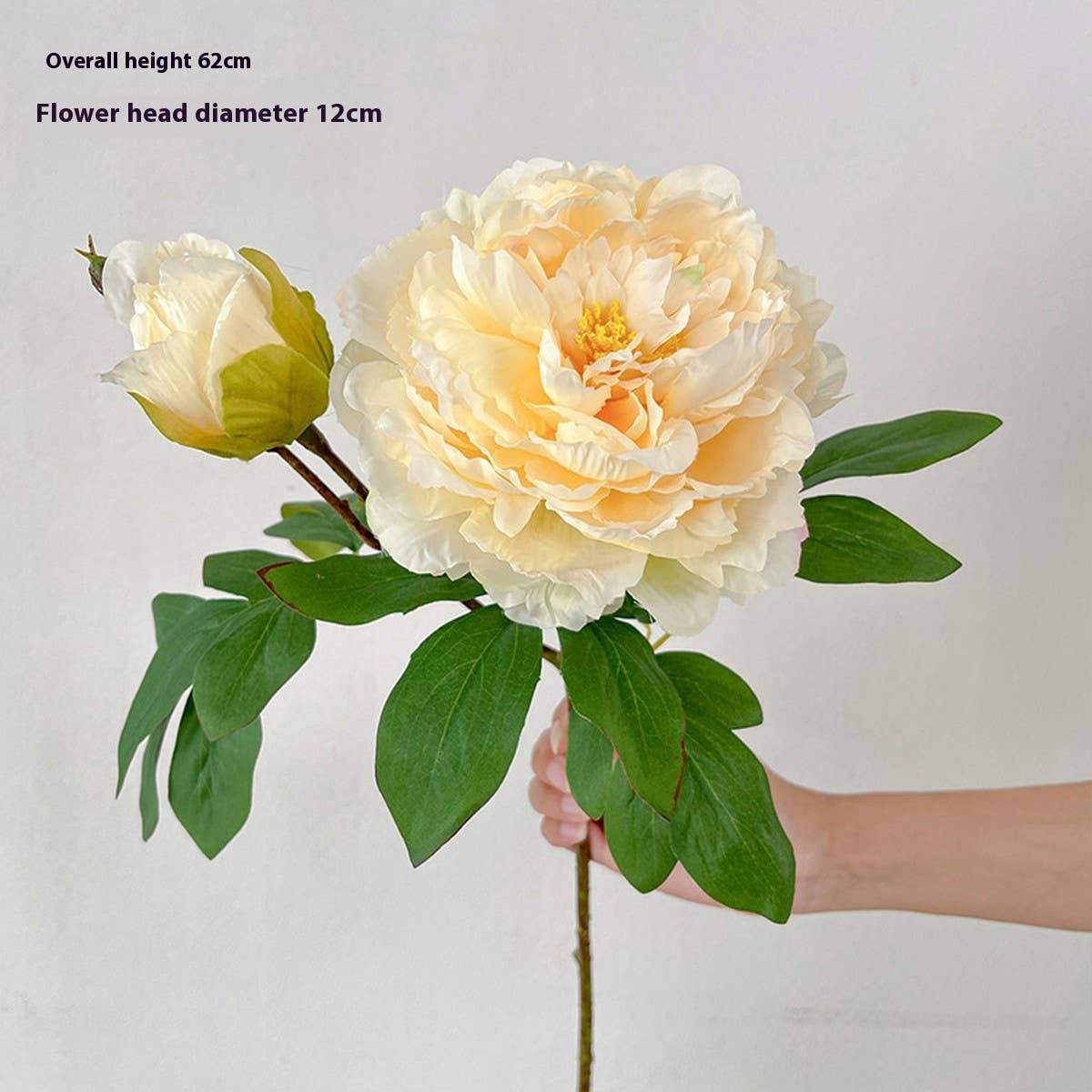 Long Stem Double Peony Artificial Flower Decor