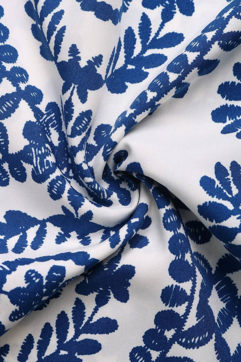 CWSJS1274_PRINTED ELASTIC HIGH WAIST TUBE TOP JUMPSUIT