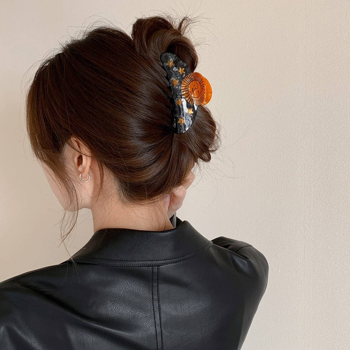 Snail & Star Acetate Claw Clip ??Artsy Hair Grip_CWAHA5704