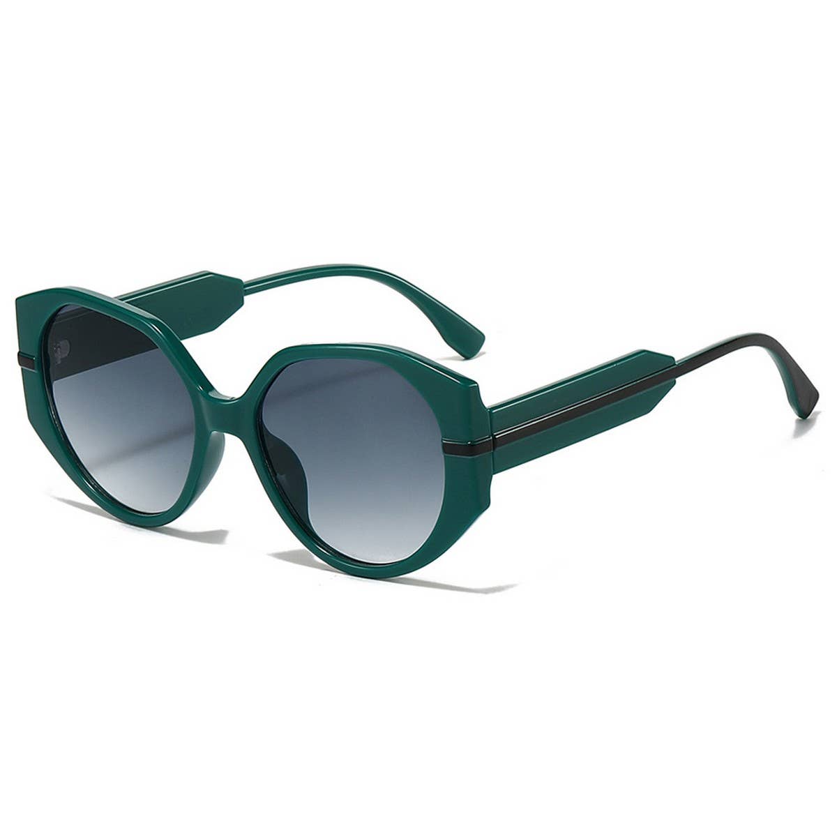 FULL FRAME ROUND FASHION SUNGLASSES