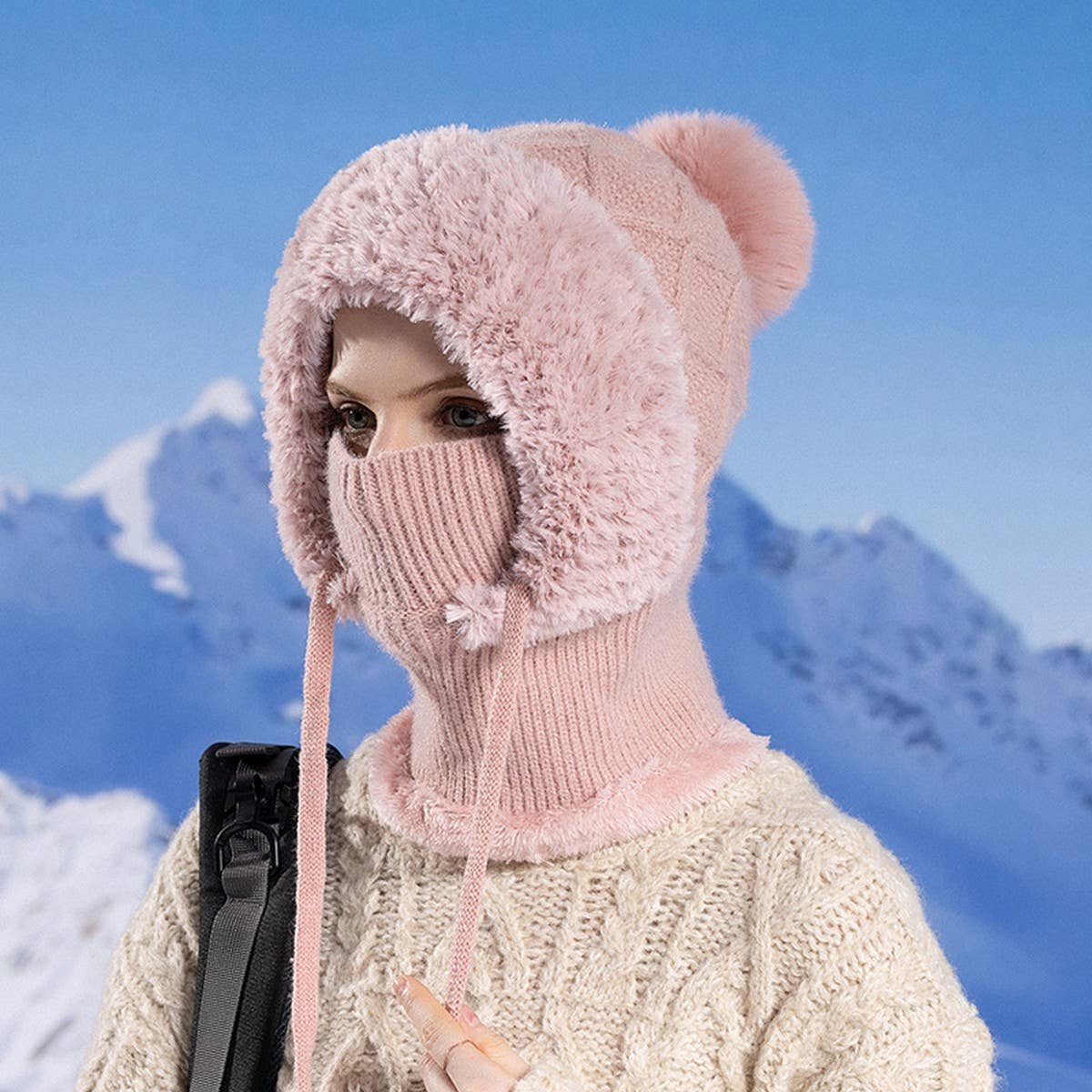 WINTER HAT, MASK, NECK GAITER AND HOOD
