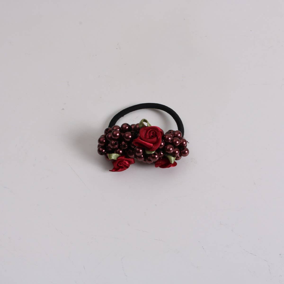 Cute Floral Pearl Hair Tie for Sweet Girls