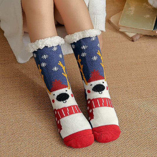 CHRISTMAS SERIES FUZZY INDOOR SLIPPER SHOES