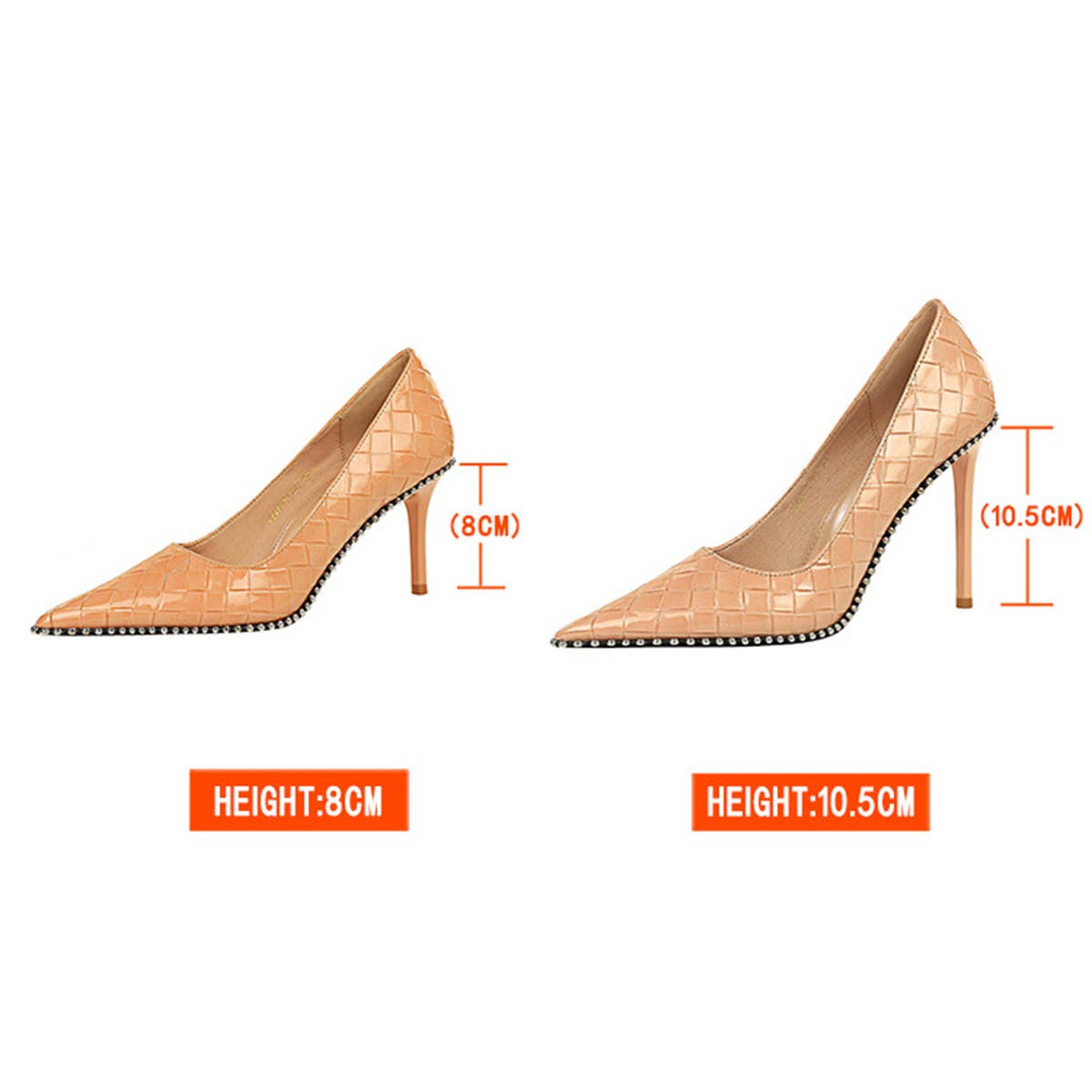 FASHIONABLE SHALLOW BOW HIGH HEELS