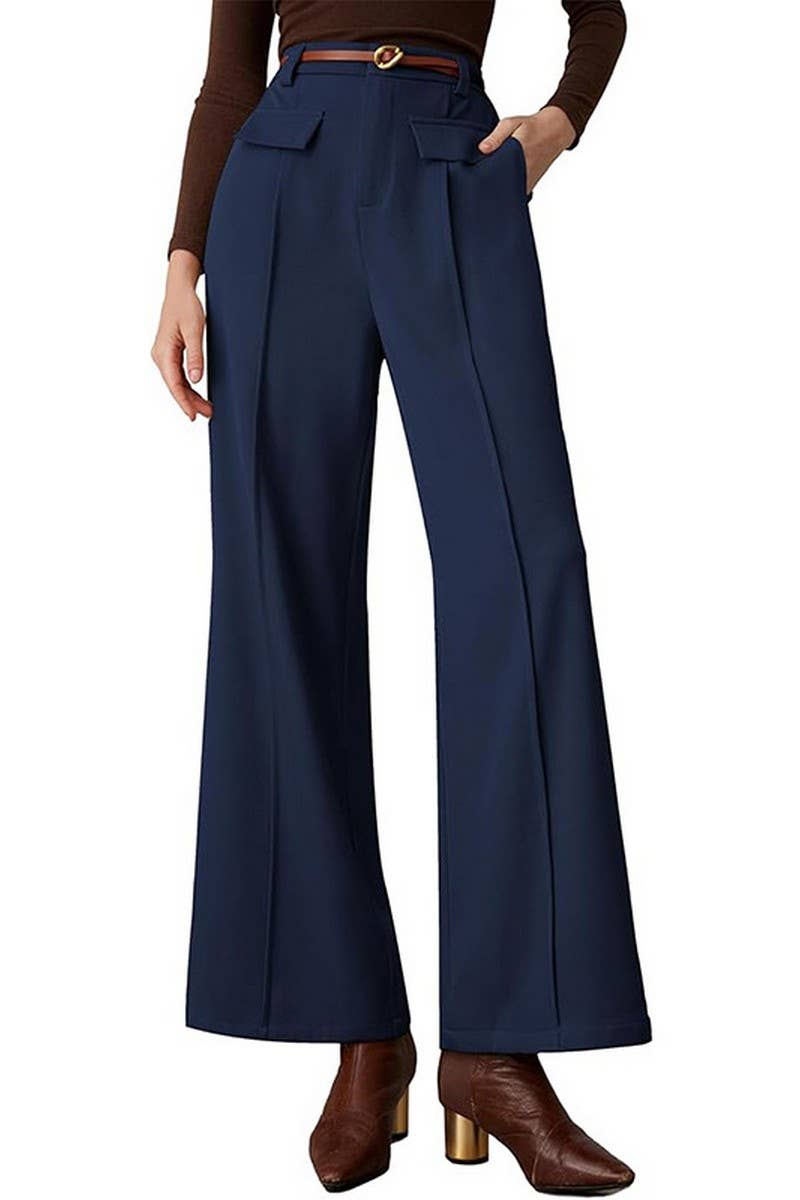 CWBLP1967_HIGH WAIST WIDE LEG BUSINESS CASUAL TROUSERS