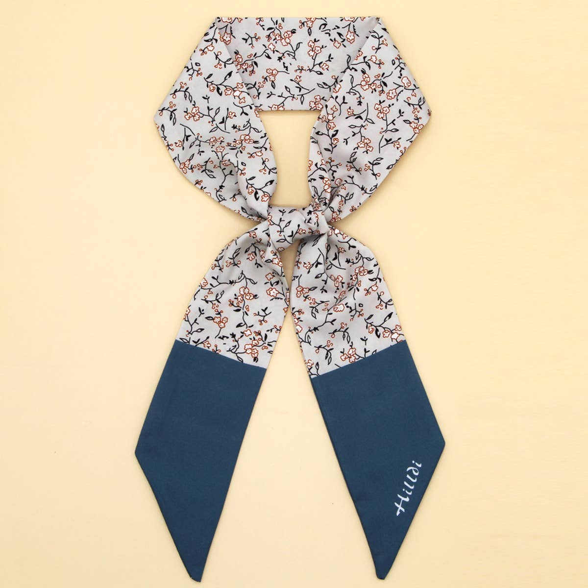 Floral Letter  Scarf for Hair or Gift