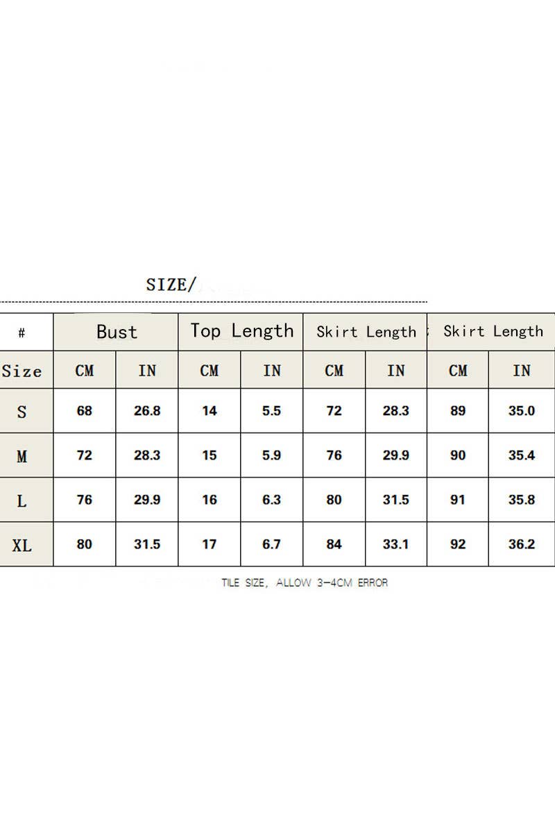 CWDHL0687_NEW HOLLOW CHEST WRAP LONG SKIRT TWO-PIECE BIKINI