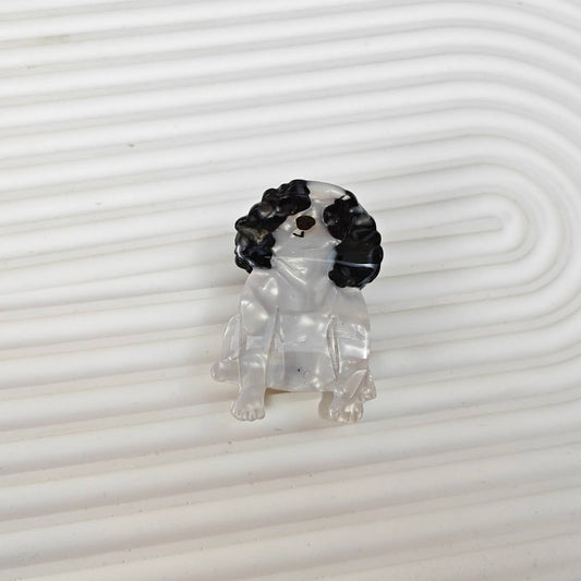 Cartoon Corgi Hair Claw Clip, Acetate Material_CWAHA6433