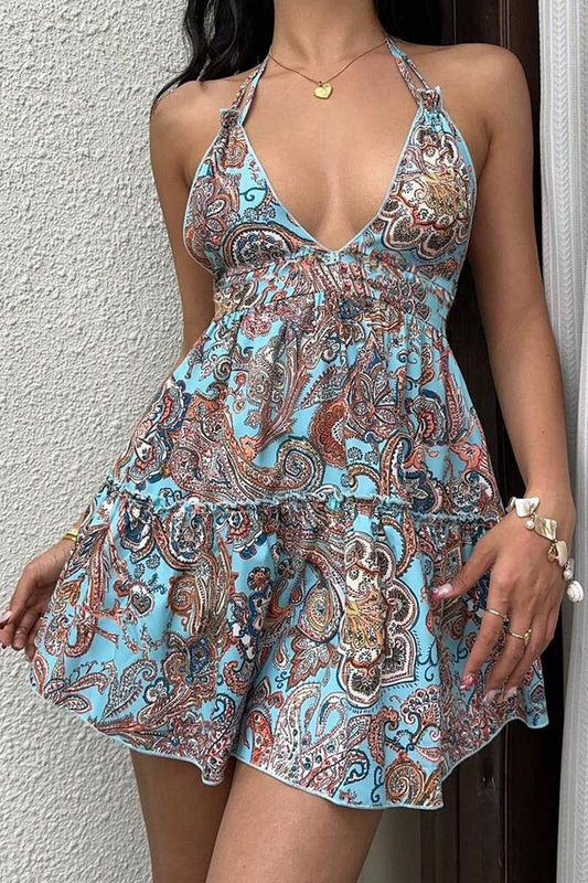 CWDSD8629_SUMMER SEXY HALTER BACK DRESS