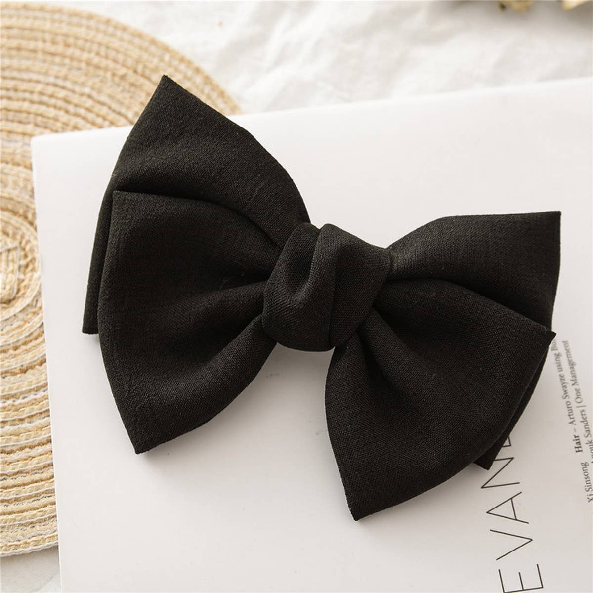 WOMEN KNOTTED BOW HAIR CLIP_CWAHA0836