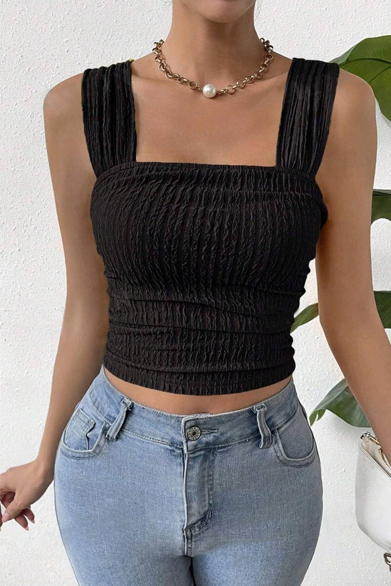 CWTTK1180_SQUARE NECK STRAP CROP TANK TOP