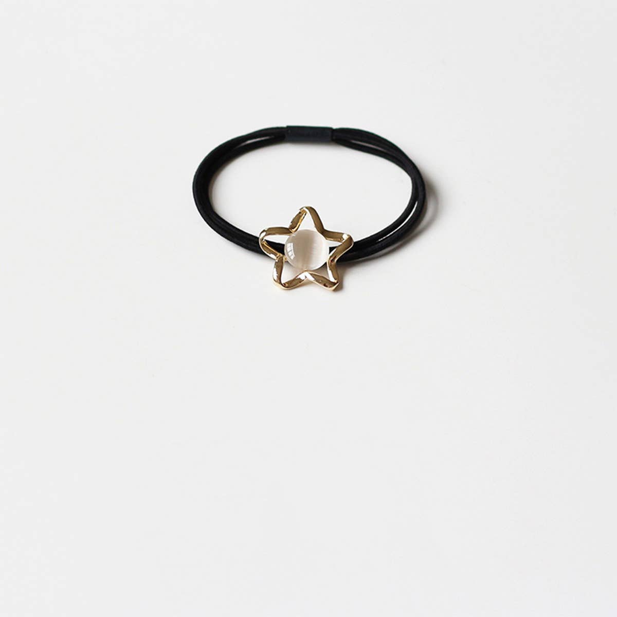 HOLLOW GEOMETRIC CAT EYE HAIR SCRUNCHIES