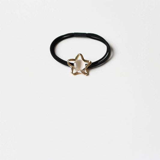 HOLLOW GEOMETRIC CAT EYE HAIR SCRUNCHIES
